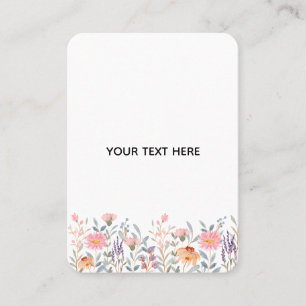 Carte De Visite Créez Votre Propre Floral