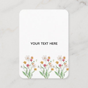 Carte De Visite Créez Votre Propre Floral
