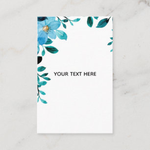 Carte De Visite Créez Votre Propre Floral
