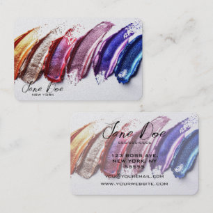 Carte De Visite Créez votre propre maquillage découpé