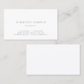 Carte De Visite Créez votre propre modèle élégant de conception (Devant / Derrière)