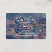 Carte De Visite Créez votre propre papillon de cristal (Dos)