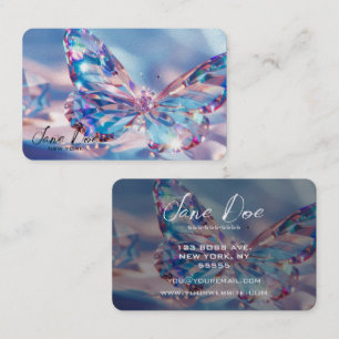 Carte De Visite Créez votre propre papillon de cristal