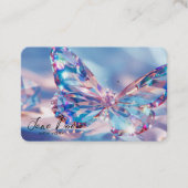 Carte De Visite Créez votre propre papillon de cristal (Devant)