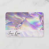 Carte De Visite Créez votre propre Pearl rose Opal (Devant)