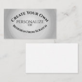 Carte De Visite Créez votre propre personnalisation (Devant / Derrière)