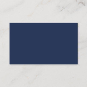Carte De Visite Créez Votre Propre personnalisé bleu foncé sur mes