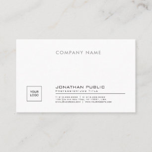 Carte De Visite Créez votre propre plaine de Stylish Company avec