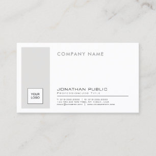 Carte De Visite Créez votre propre plaine d'entreprise élégante de