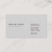 Carte De Visite Créez votre propre socle professionnel moderne et (Dos)