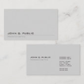 Carte De Visite Créez votre propre socle professionnel moderne et (Devant / Derrière)