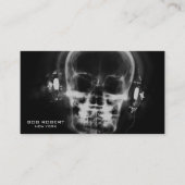 Carte De Visite Créez votre propre squelette X-Ray dans un casque (Devant)