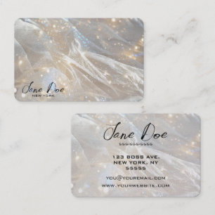 Carte De Visite Créez votre propre tissu brillant de luxe Texture