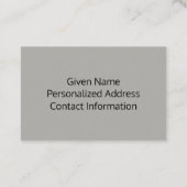 Carte De Visite Créez votre propre Union Jack noir et blanc (Dos)