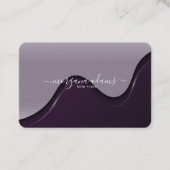 Carte De Visite Créez votre propre vague violet (Devant)