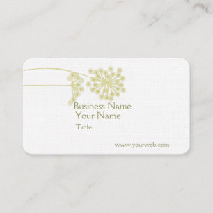 Carte De Visite Crème Blanc Professionnel Minimaliste Moderne Élég