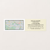 Carte De Visite Crème Chat, Vétérinaire, Vétérinaire Détaillé (Intérieur déplié)