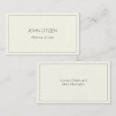 Carte De Visite Crème de la meilleure qualité Ultra-Épaisse avec (Devant / Derrière)