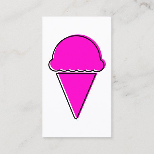 Carte De Visite crème glacée oddRex (Devant)