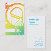 Carte De Visite crème glacée punk dripz (Devant / Derrière)
