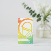 Carte De Visite crème glacée punk dripz (Debout devant)