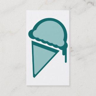 Carte De Visite crème glacée rétro dripz