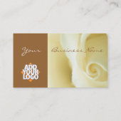 Carte de visite Crème Rose (Dos)