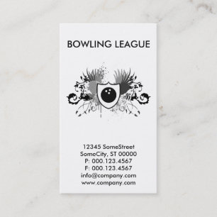 Carte De Visite crête de bowling