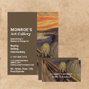 Carte De Visite Cri D'Edvard Munch, Concessionnaire D'Art