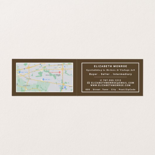 Carte De Visite Cri D'Edvard Munch, Concessionnaire D'Art, Détaill (Intérieur déplié)