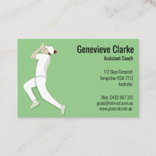 Carte De Visite Cricket