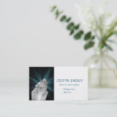 Carte De Visite Cristal blanc - Quartz de guérison (Debout devant)