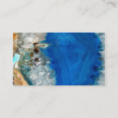 Carte De Visite cristal bleu (Dos)