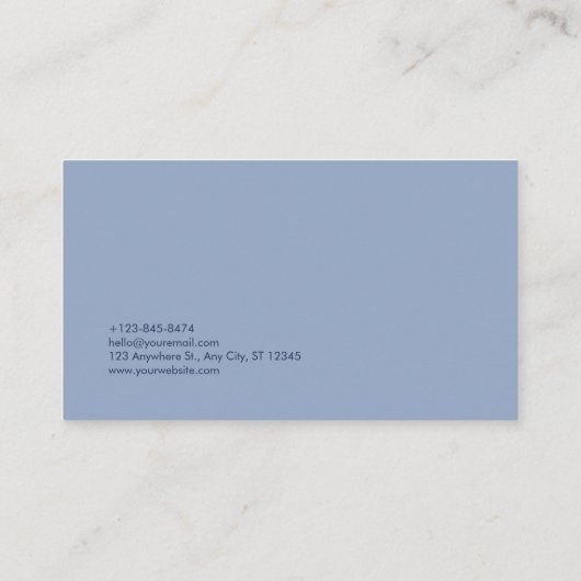 Carte De Visite Cristal céleste éthérée (Dos)