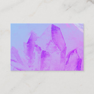 Carte De Visite Cristal curatif de Reiki de yoga de massage