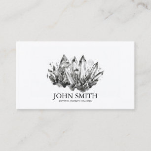 Carte De Visite Cristal Energy Healer Chakra méditation spirituell