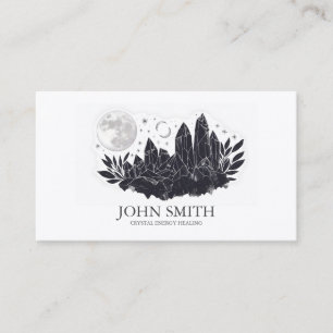 Carte De Visite Cristal Energy Healer Chakra méditation spirituell