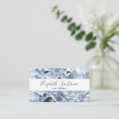 Carte De Visite Cristaux blancs cassés (Debout devant)