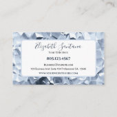 Carte De Visite Cristaux blancs cassés (Dos)