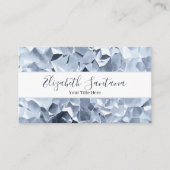 Carte De Visite Cristaux blancs cassés (Devant)