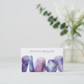 Carte De Visite * Cristaux de gemme d'univers d'aquarelle de (Debout devant)