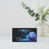 Carte De Visite Cristaux de guérison dans la lumière bleue Massage (Debout devant)