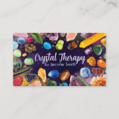 Carte De Visite Cristaux de guérison et pierres précieuses et écla (Devant)