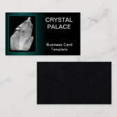 Carte De Visite Cristaux de guérison minérale (Devant / Derrière)