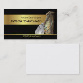 Carte De Visite Cristaux et minéraux en pierre à gemmes d'iridesce (Devant / Derrière)