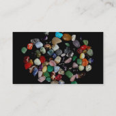Carte De Visite Cristaux et pierres gemmes brillants (Dos)