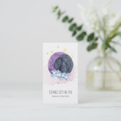 Carte De Visite *~* Cristaux Lune Cosmos Étoiles Ciel Univers (Debout devant)