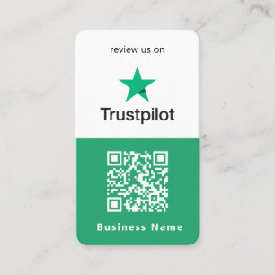 Carte De Visite Critiques Trustpilot Business Review Us QR Code