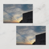Carte De Visite Croatian sunset (Devant / Derrière)