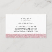 Carte De Visite Crochet à laine (Dos)